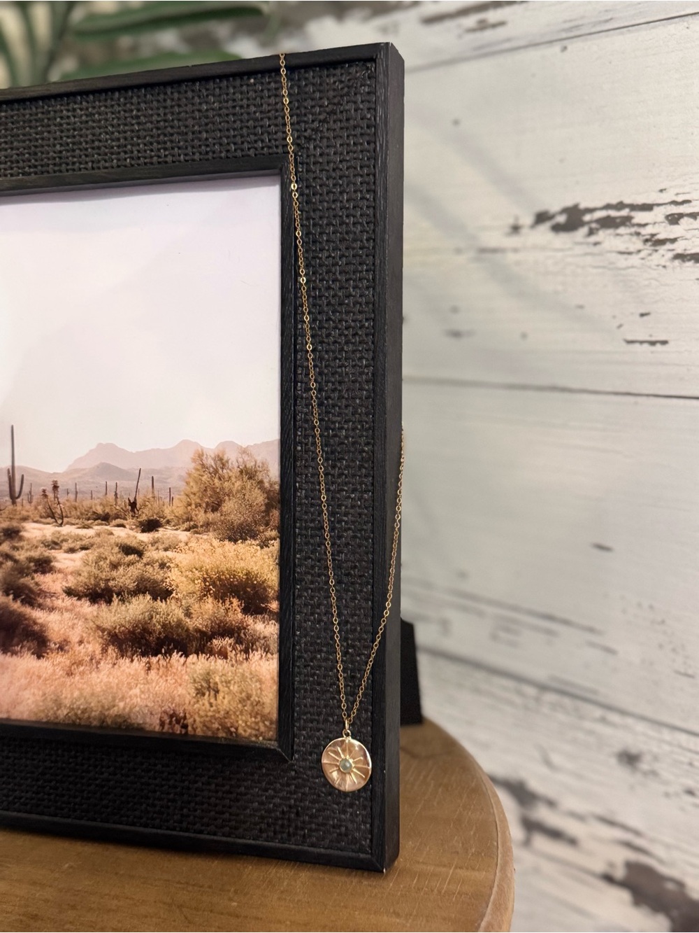 Sun pendant necklace